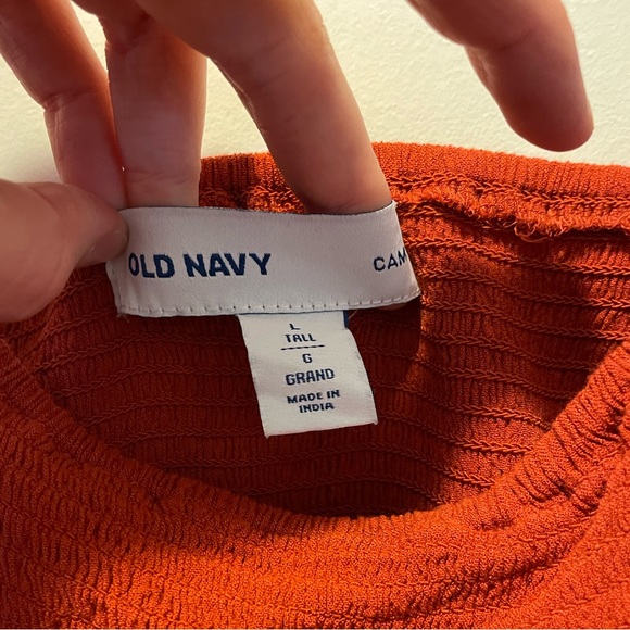 Old Navy Spaghetti Strap Size L Burnt Orange - Picture 3 of 3